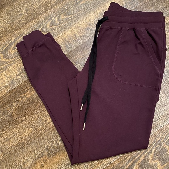 ZYIA Pants - ZYIA Plum Unwind Joggers, Size Medium